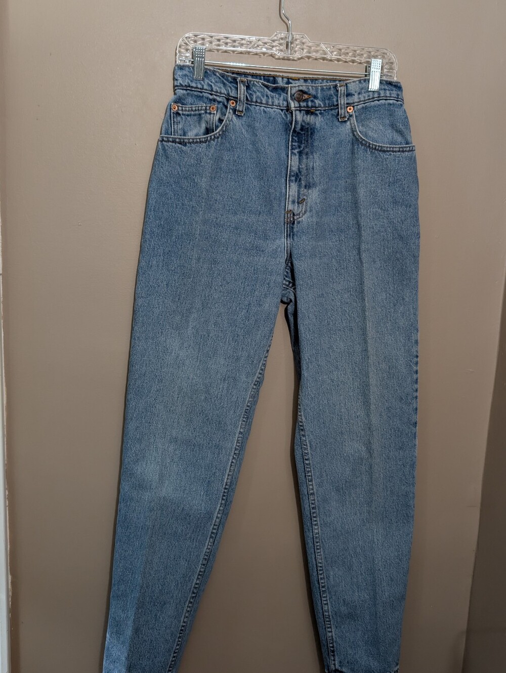 Vintage Levis 551 Relaxed Tapered‎ Jeans Womens 10 Short USA Made Blue